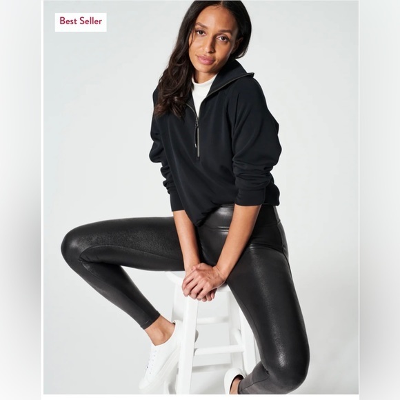 SPANX Faux Leather‎ Leggings - Picture 3 of 11